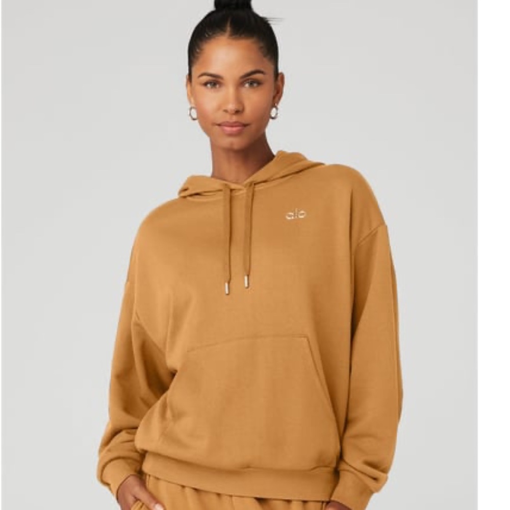 Alo Yoga Accolade Hoodie – Toffee – XS